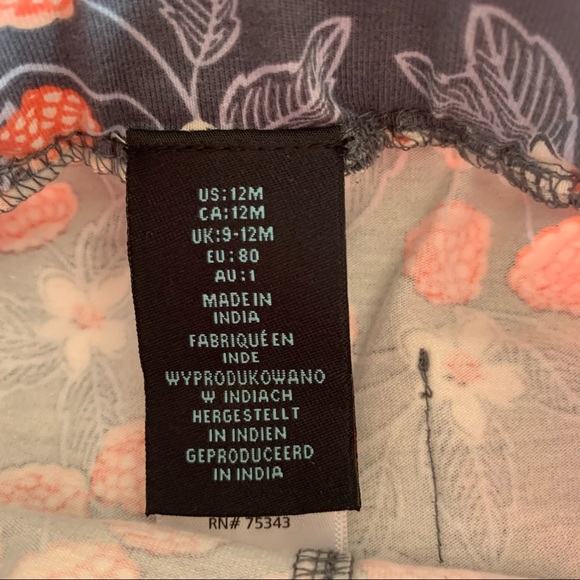 Cynthia Rowley Girls Tank/Shorts Set Size 12M - Picture 9 of 10